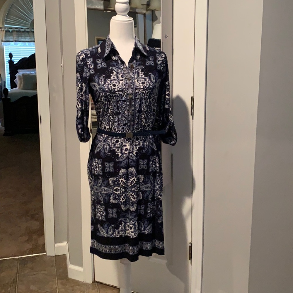 Belted dress